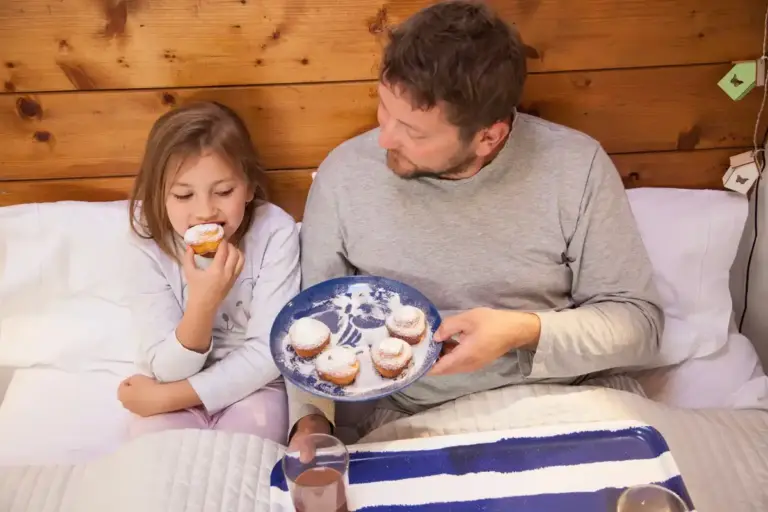 happy Dutch family morning routine