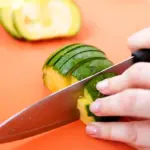 cutting avocado without mess