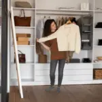 organized wardrobe Dutch home