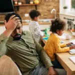 Parents making mistakes at home stress relief family