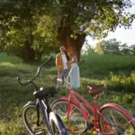 dutch vacation relaxation nature bicycle windmill