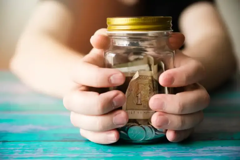 Dutch saving money coin jar