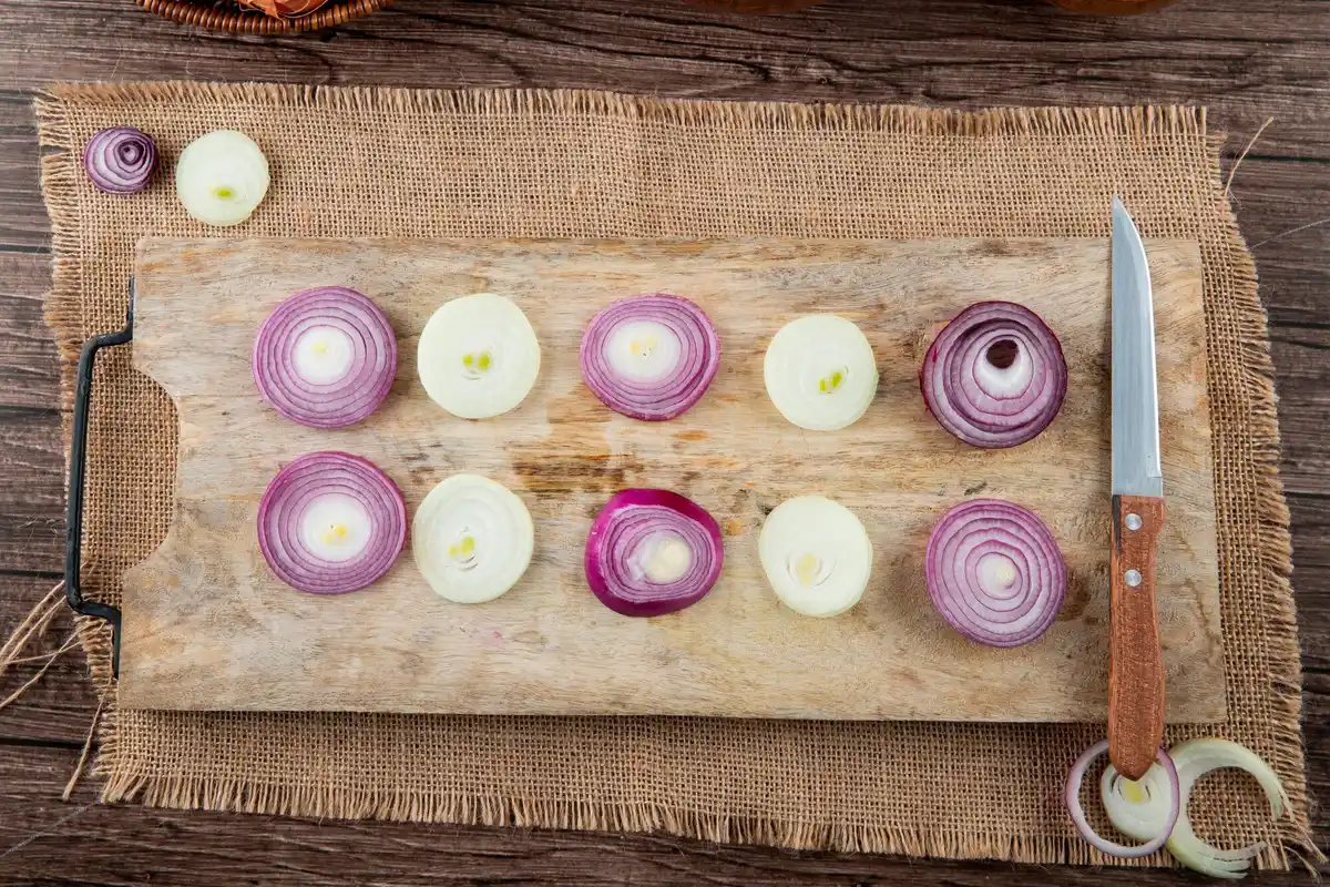 cutting onion without tears kitchen hack