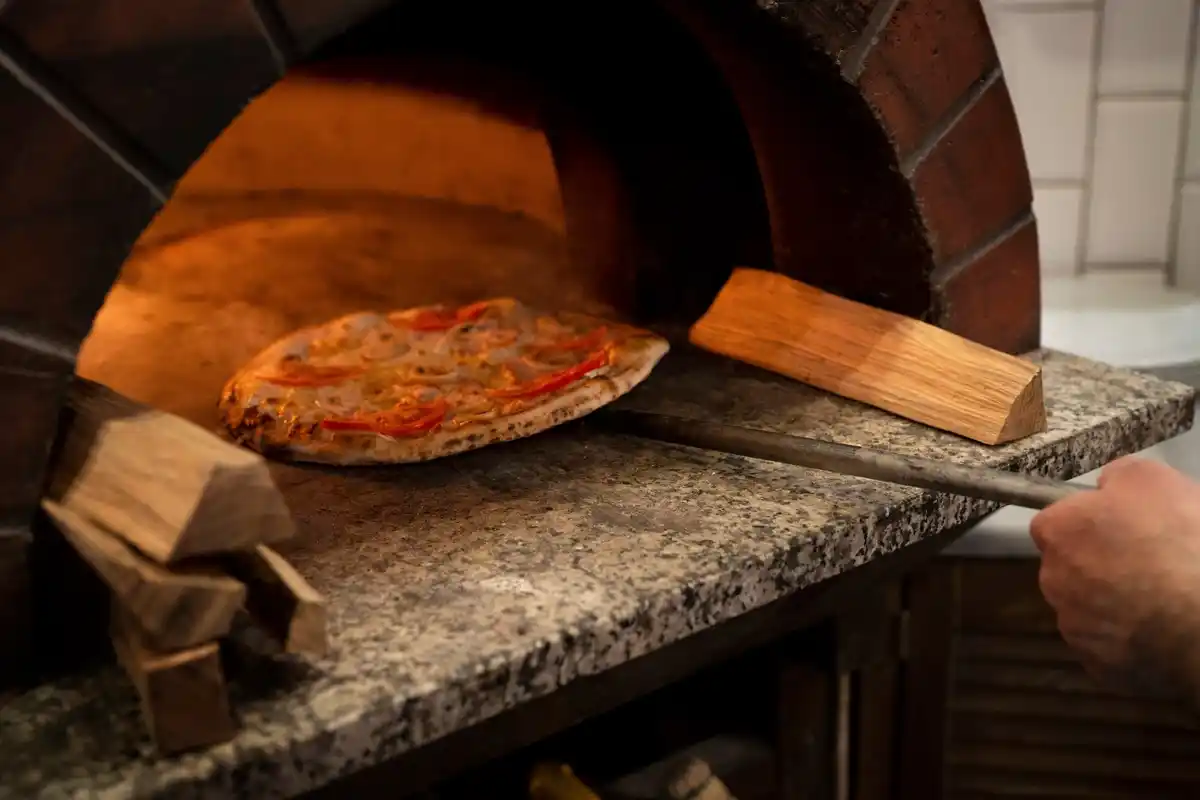 crispy homemade pizza stone oven