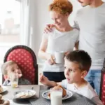 family morning routine peaceful breakfast holland