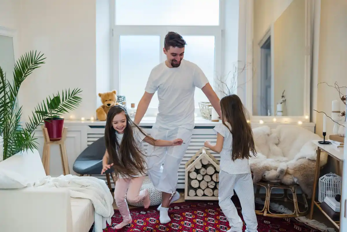 family morning routine organizing