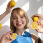 hydrated skin water lemon healthy face