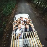 family road trip kids calm car ride