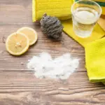kitchen cleaning vinegar cloth fresh