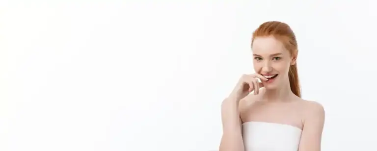 young fresh healthy skin woman