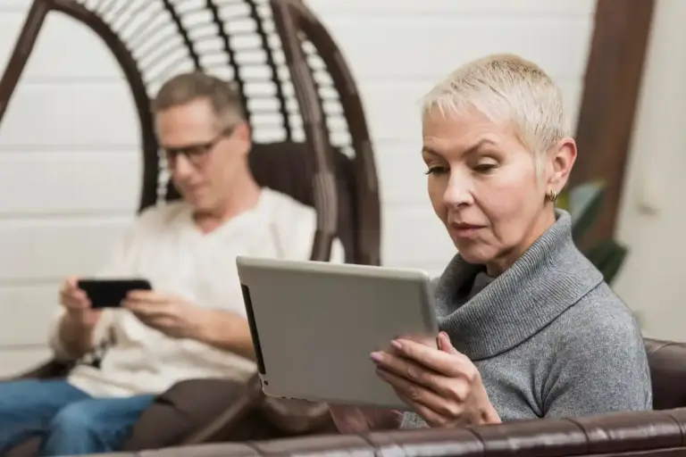 elderly using technology simple gadgets