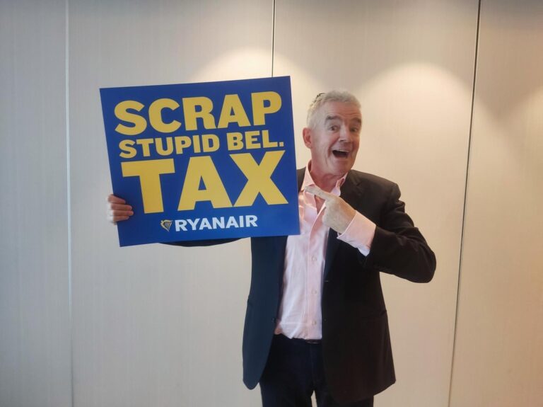 Ryanair waarschuwt voor vluchtbeperkingen door Belgische passagierstaks en ETS